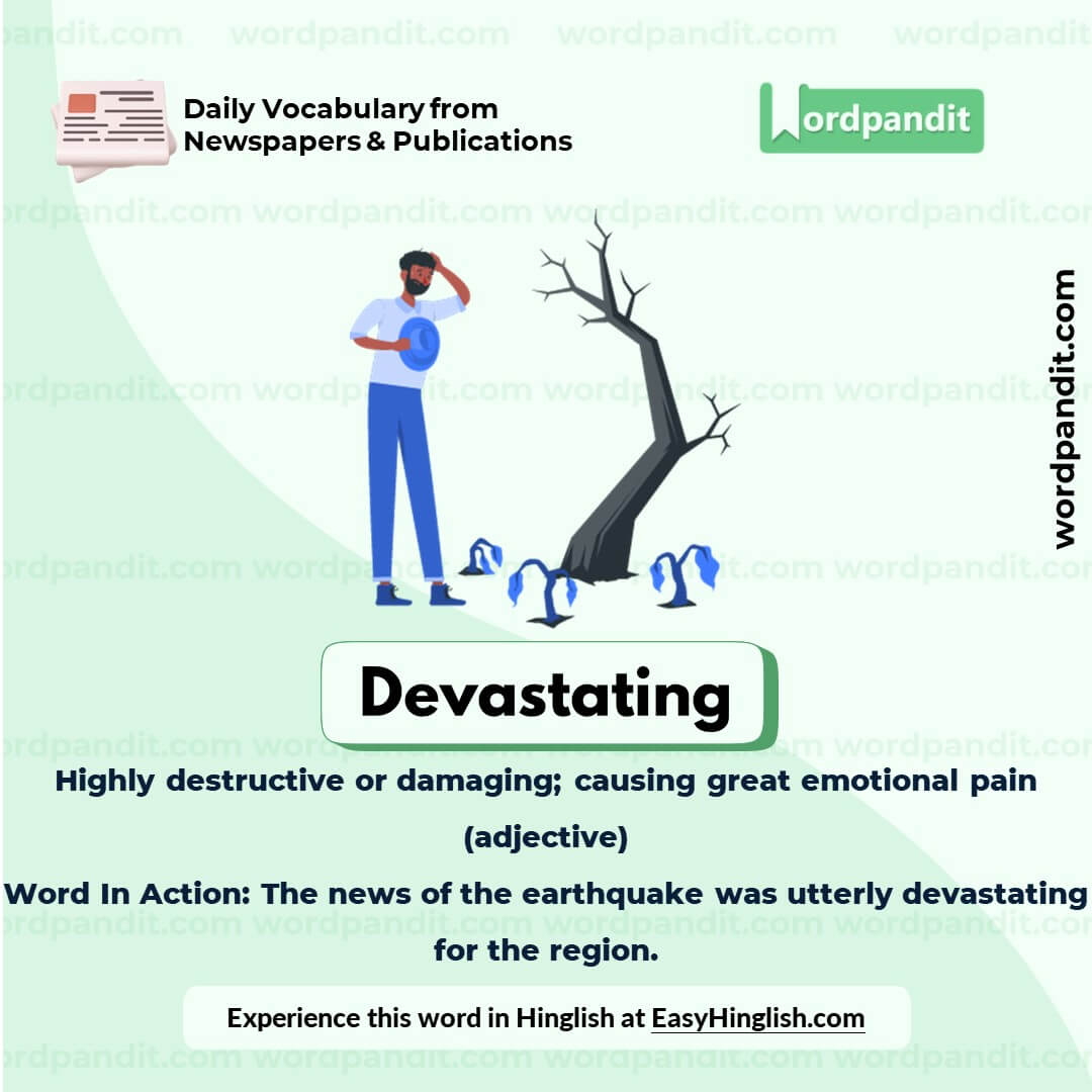 Devastating Vocabulary Picture Devastating Vocabulary Picture