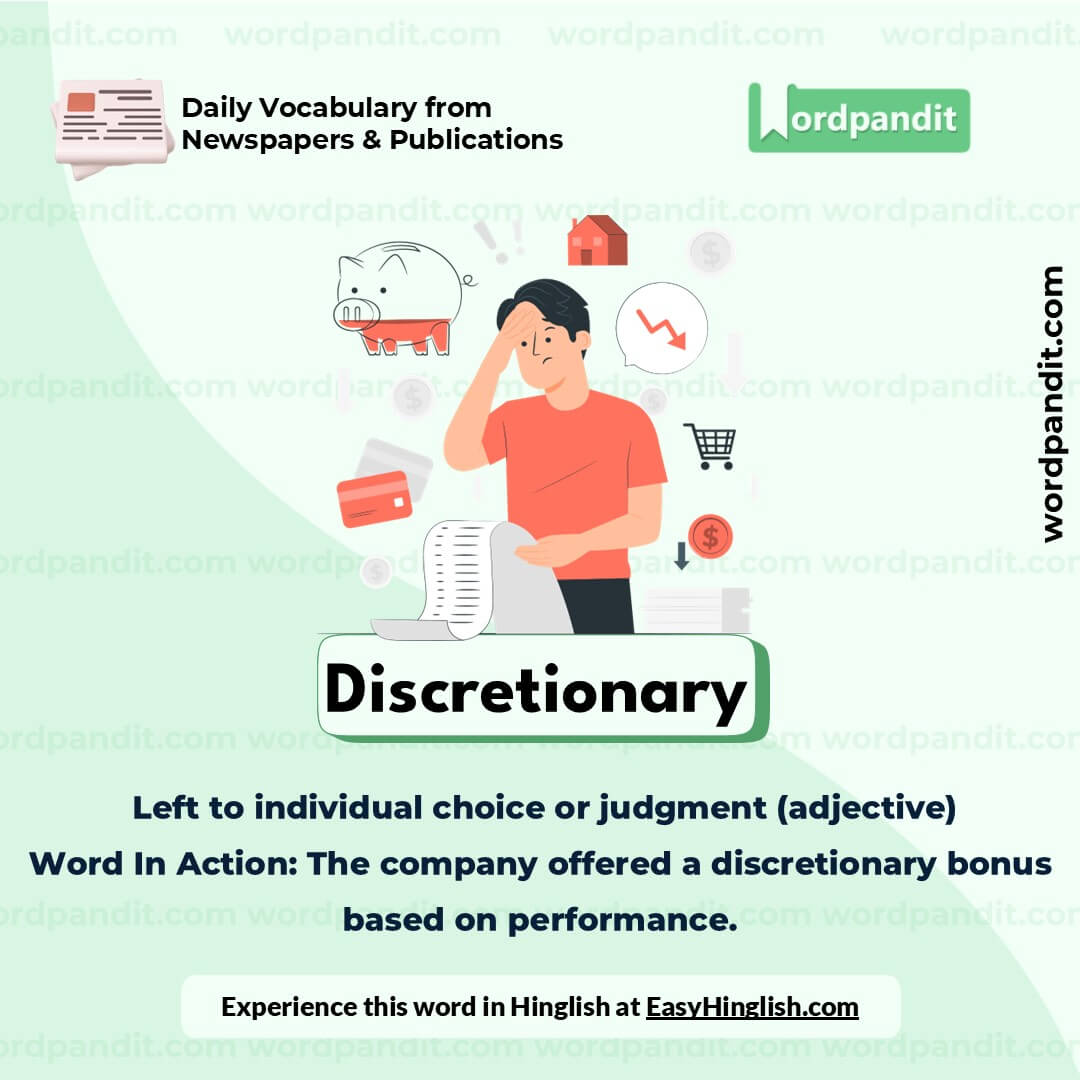 Discretionary Vocabulary Picture