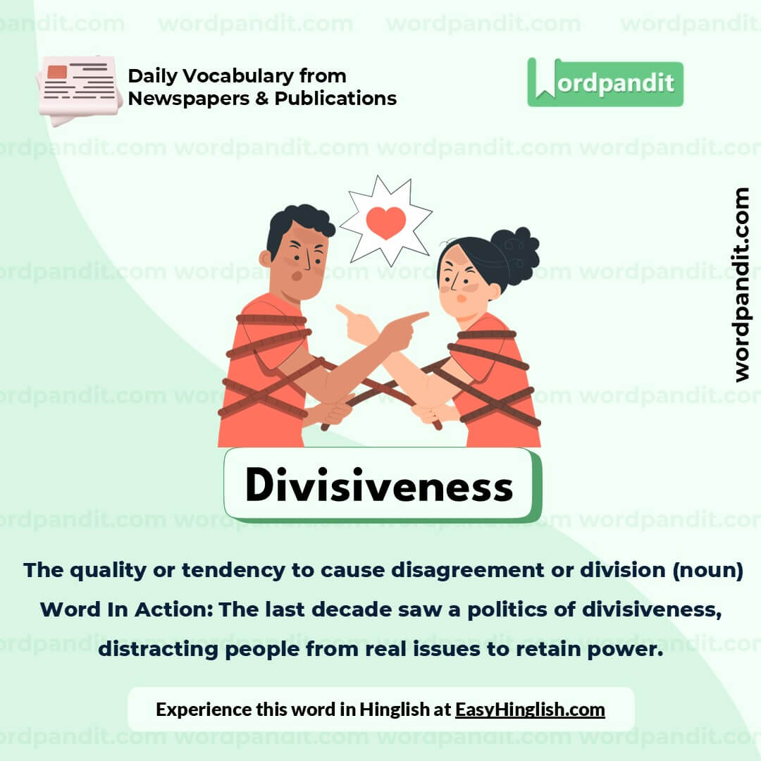 Divisiveness Picture Vocabulary Divisiveness Picture Vocabulary