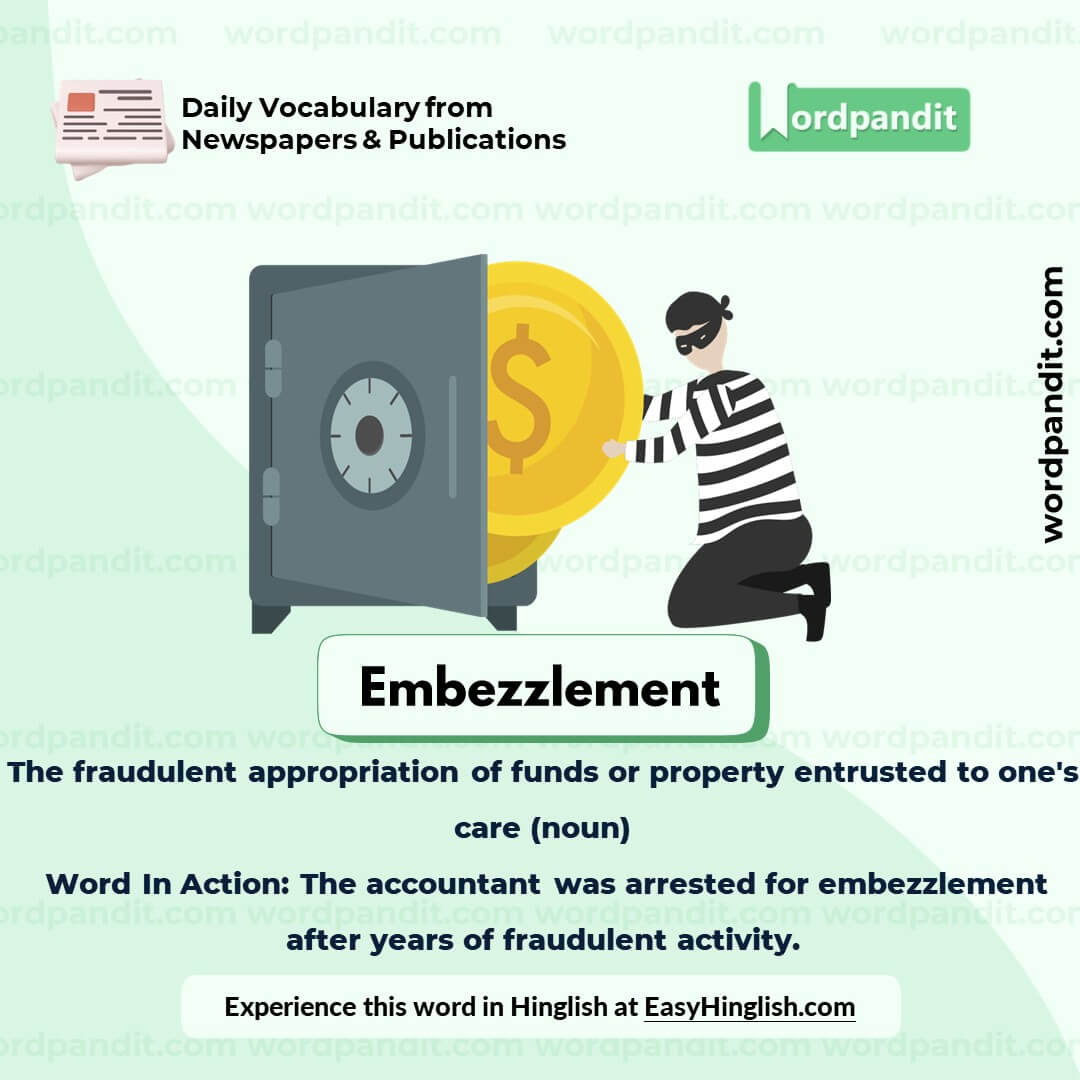 Embezzlement Bvocabulary Post