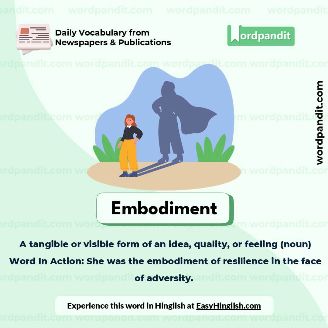 Embodiment Picture Vocabulary Embodiment Picture Vocabulary