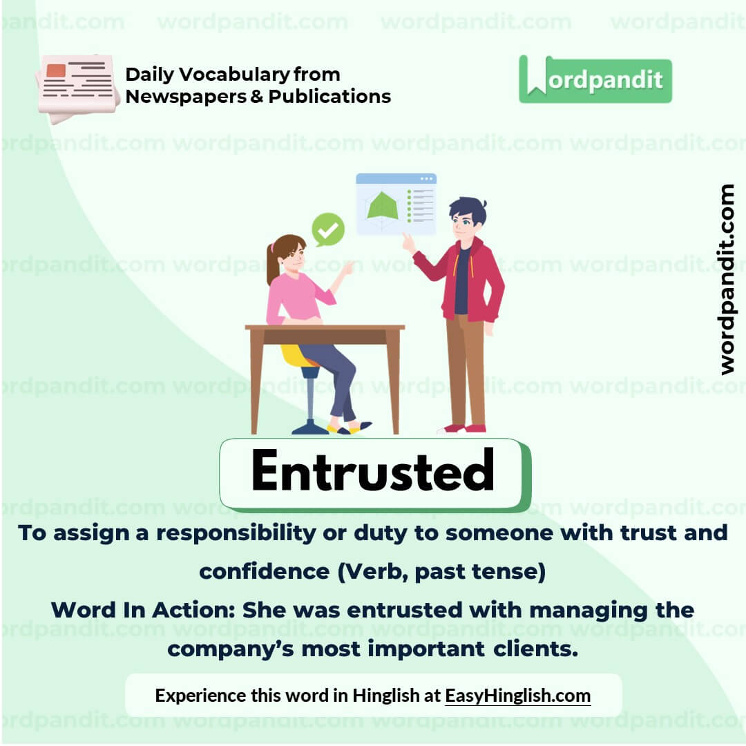 Entrusted Vocabulary Picture Entrusted Vocabulary Picture