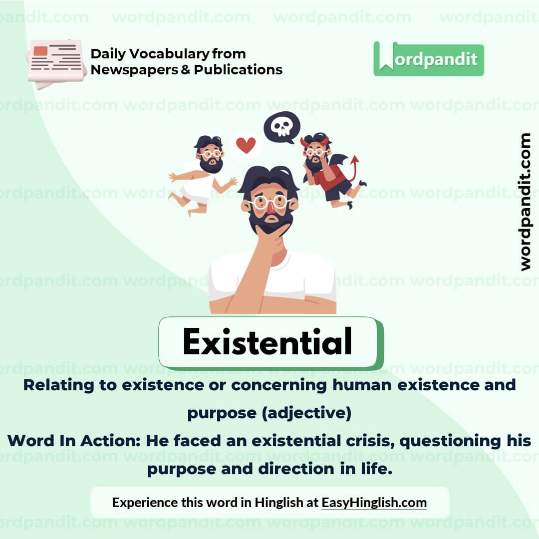 Existential Vocabulary Picture Existential Vocabulary Picture