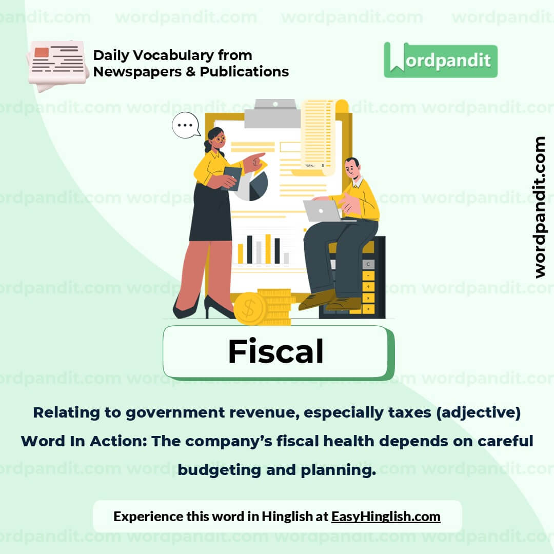 Fiscal Picture Vocabulary Fiscal Picture Vocabulary