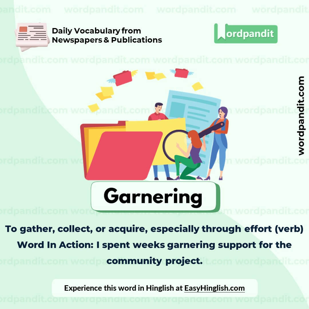 Garnering Vocabulary Picture Garnering Vocabulary Picture