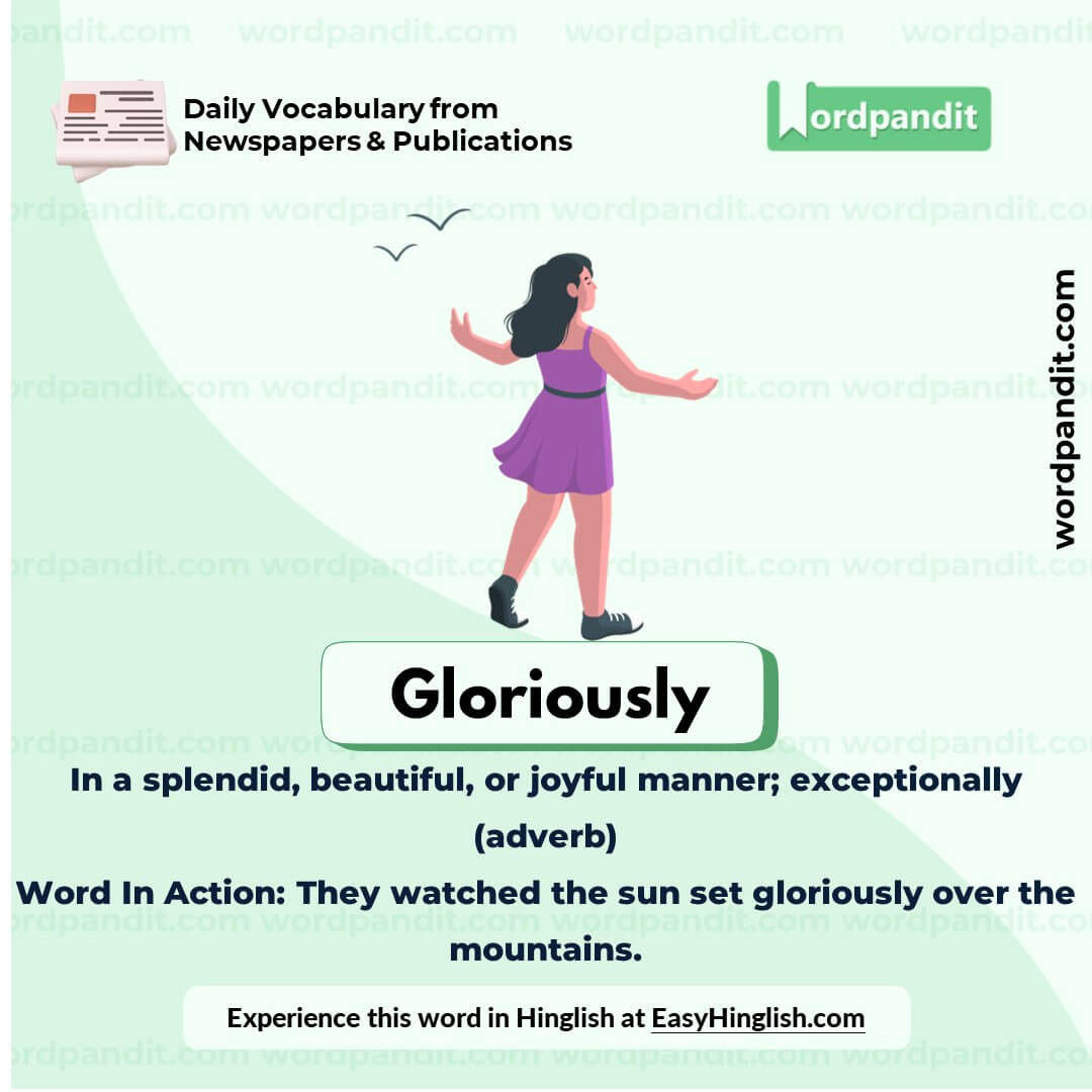 Gloriously Vocabulary Picture