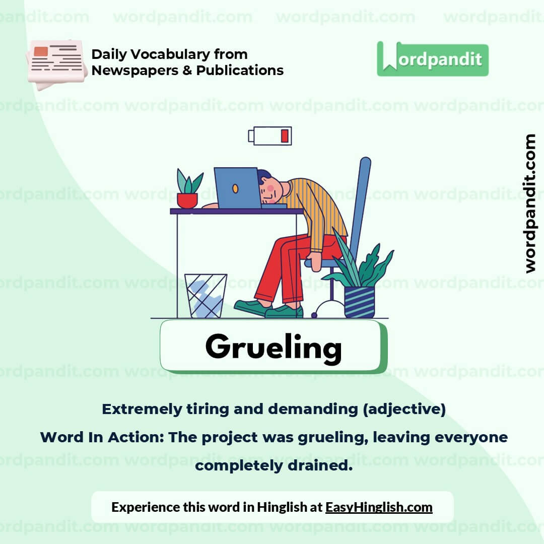 Grueling Picture Vocabulary Grueling Picture Vocabulary