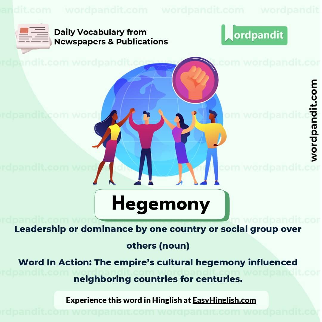 Hegemony Picture Vocabulary Hegemony Picture Vocabulary