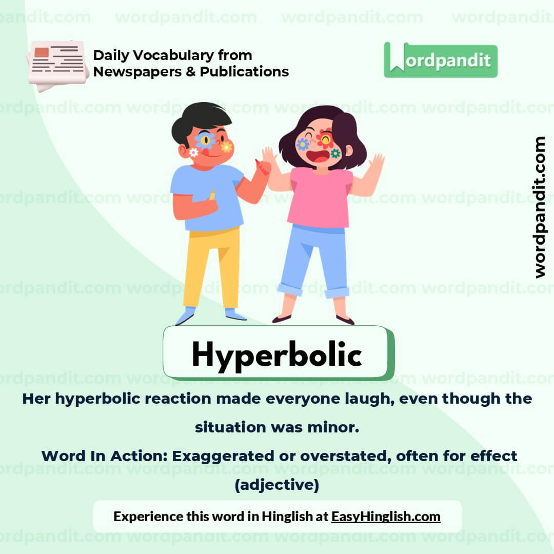 Hyperbolic Picture Vocabulary Hyperbolic Picture Vocabulary
