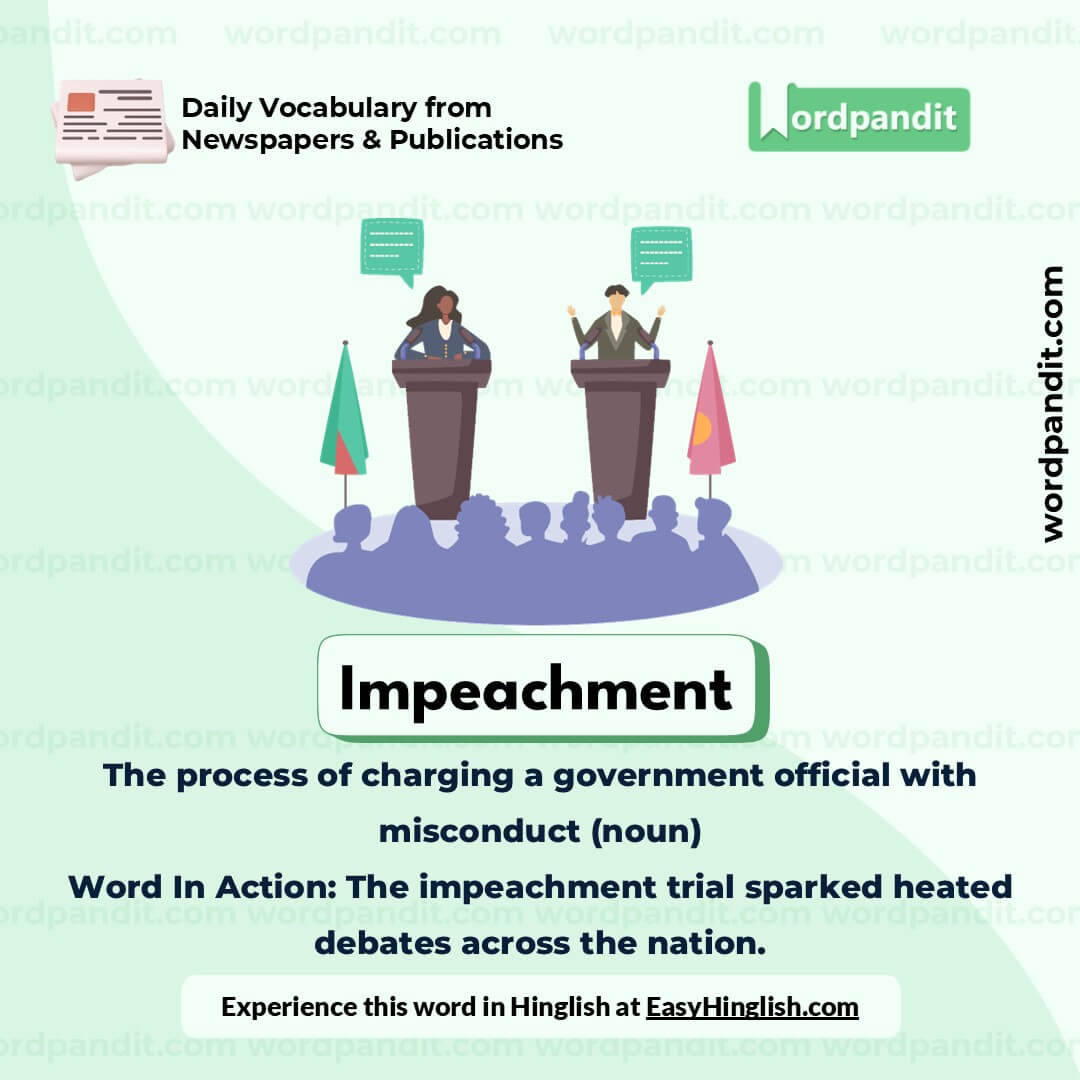 Impeachment Vocabulary Picture Impeachment Vocabulary Picture
