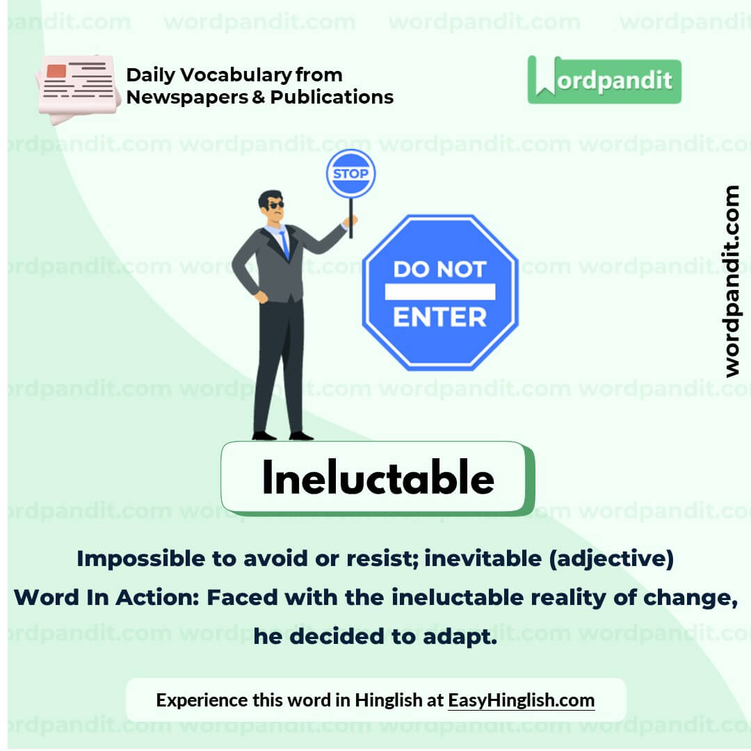 Ineluctable Vocabulary Picture Ineluctable Vocabulary Picture