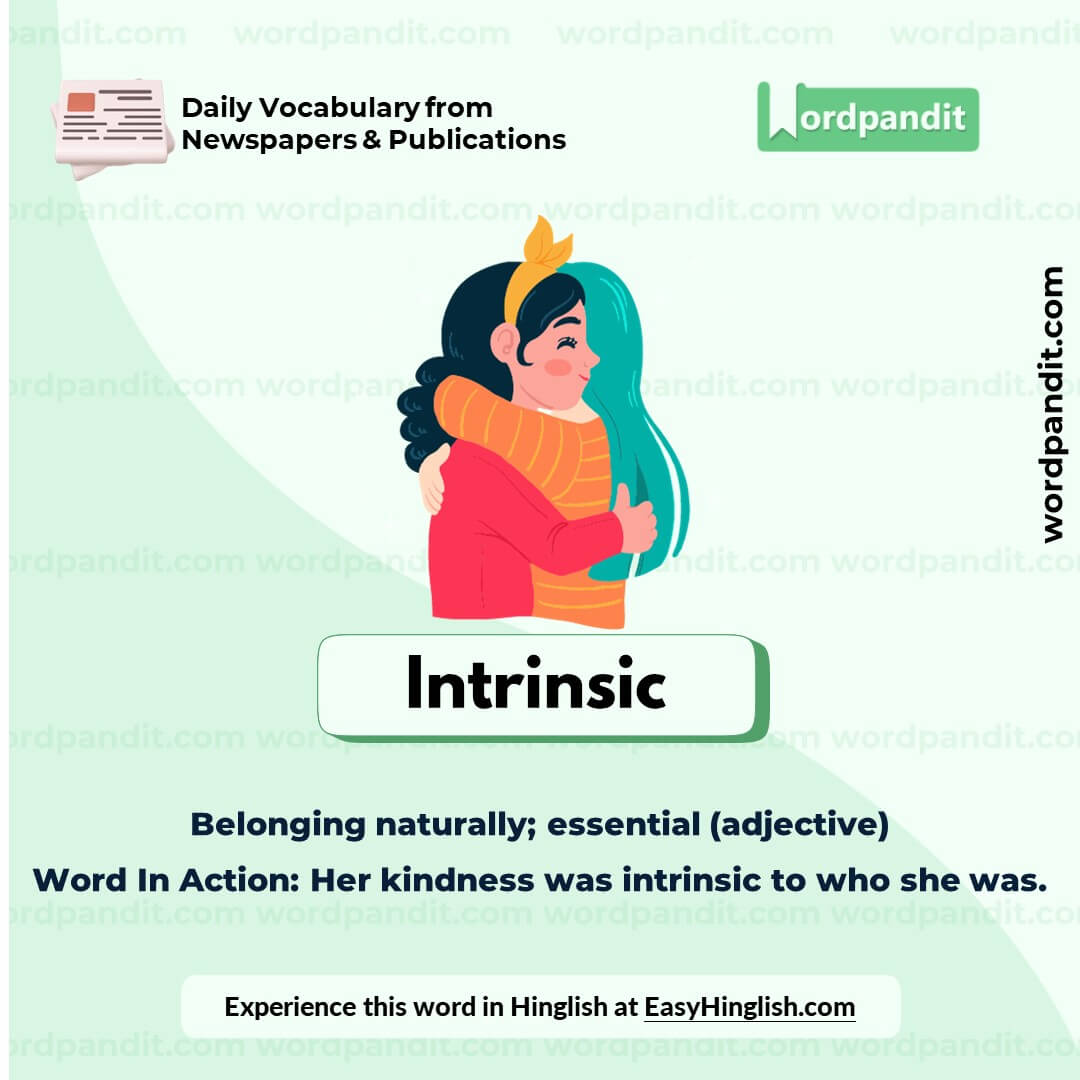 Intrinsic Vocabulary Picture Intrinsic Vocabulary Picture