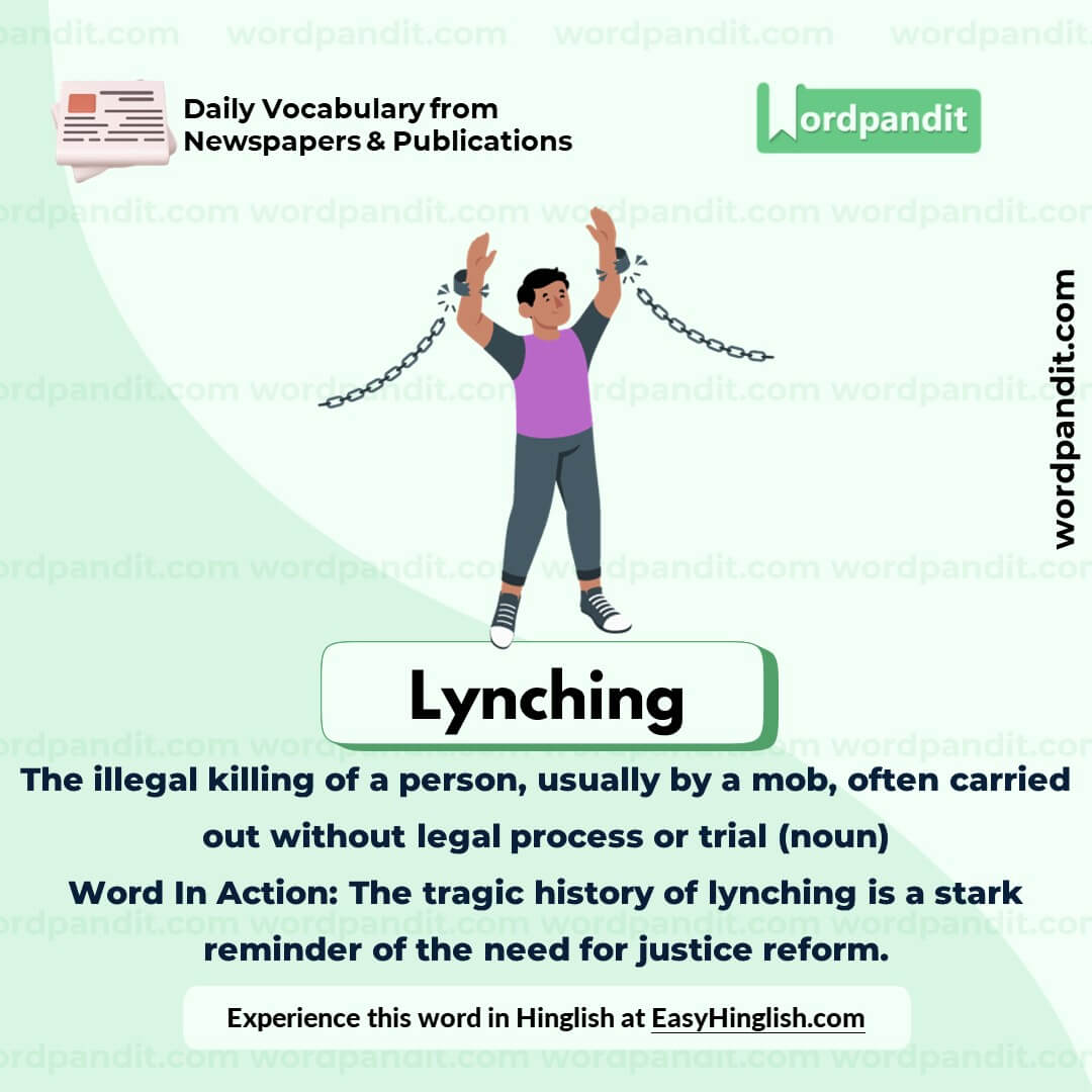 Lynching Vocabulary Picture Lynching Vocabulary Picture