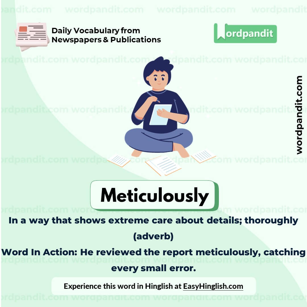 Meticulously Vocabulary Picture Meticulously Vocabulary Picture