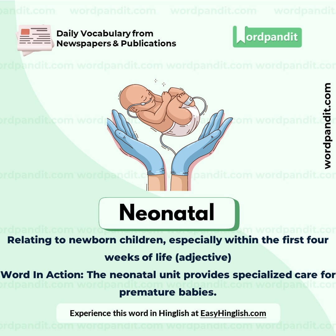 Neonatal Vocabulary Picture Neonatal Vocabulary Picture