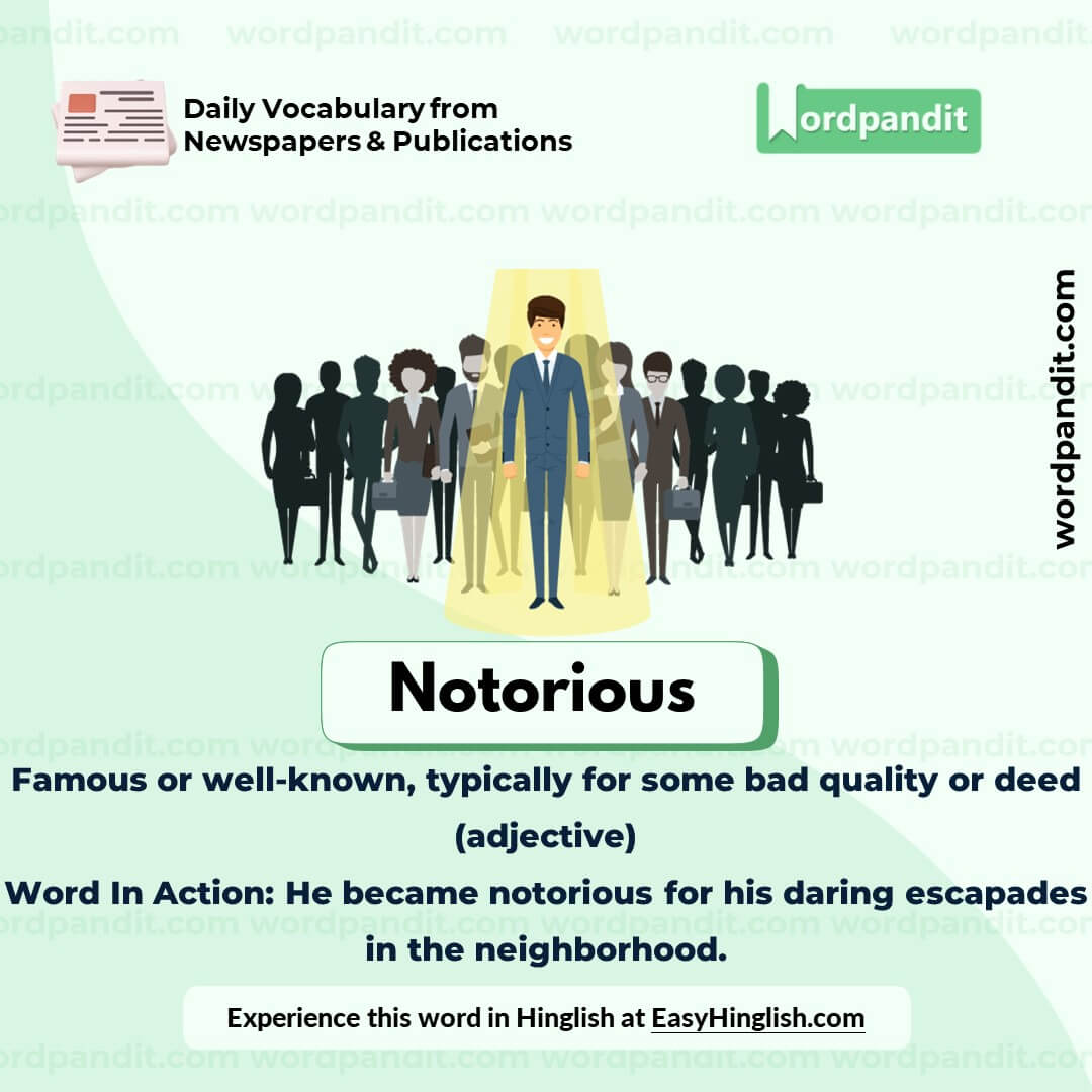 Notorious Vocabulary Picture