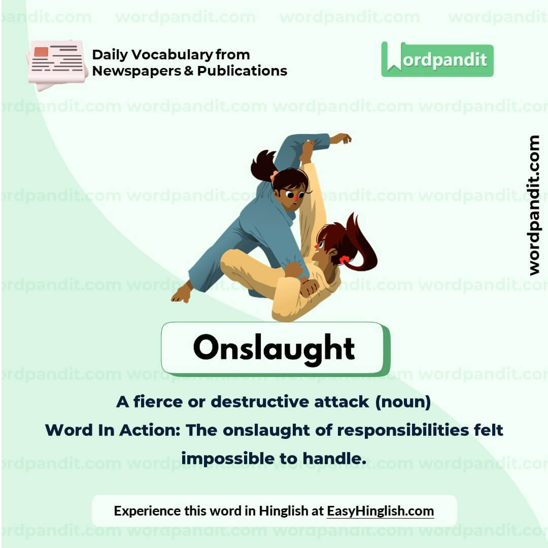 Onslaught Vocabulary Picture Onslaught Vocabulary Picture