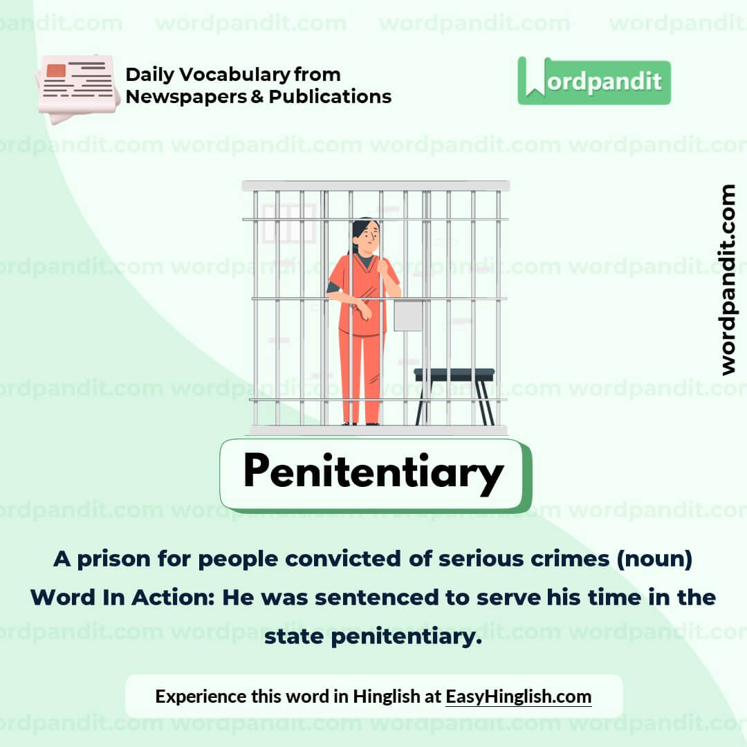 Penitentiary Vocabulary Picture Penitentiary Vocabulary Picture