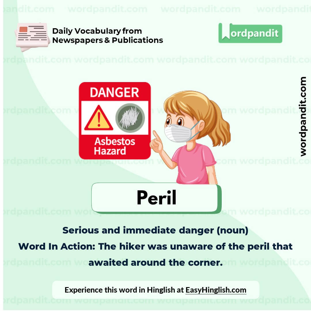 Peril Vocabulary Picture Peril Vocabulary Picture