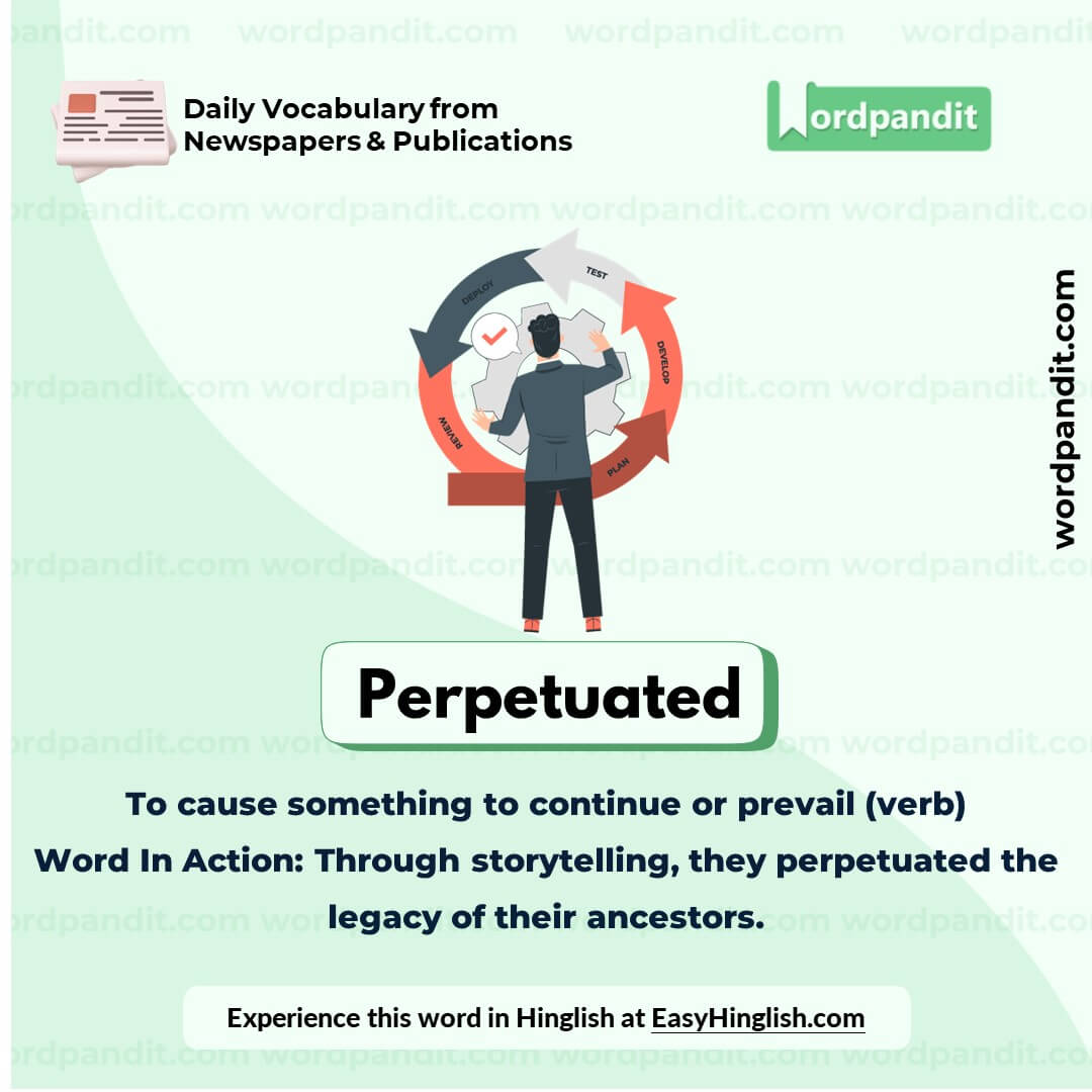 Perpetuated Vocabulary Picture Perpetuated Vocabulary Picture