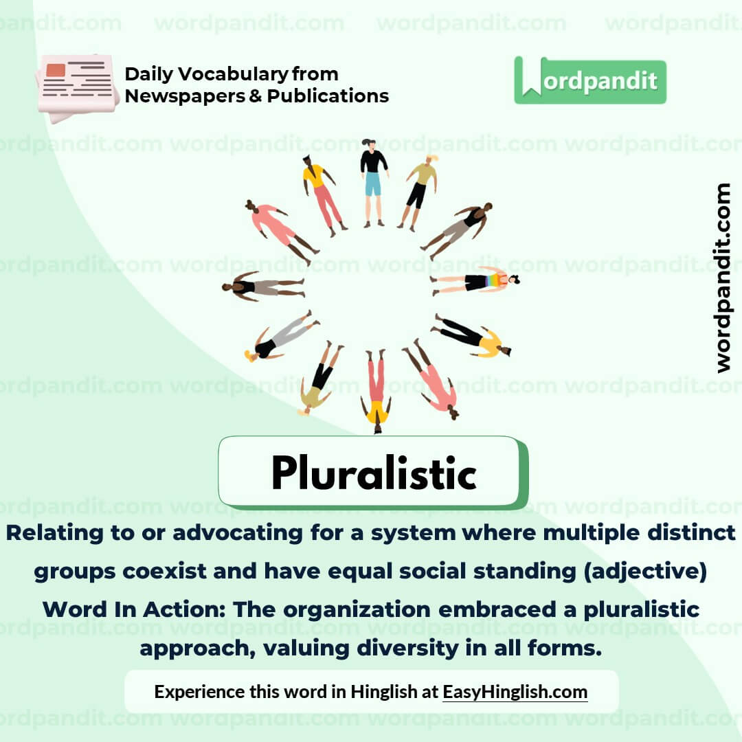 Pluralistic Vocabulary Picture Pluralistic Vocabulary Picture