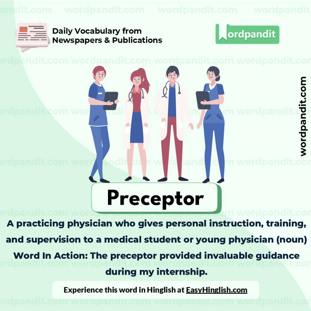 Preceptor Vocabulary Picture