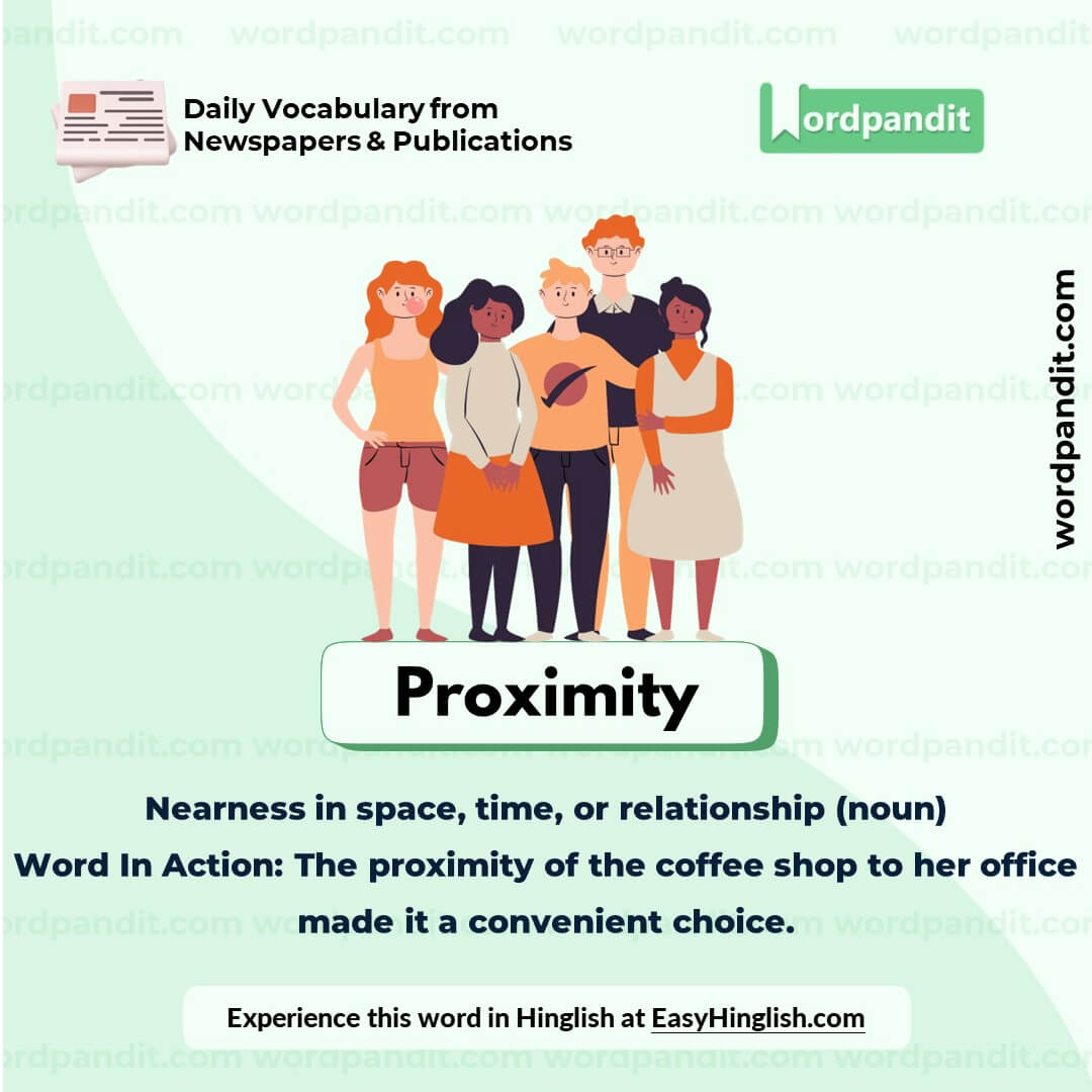 Proximity Vocabulary Picture Proximity Vocabulary Picture
