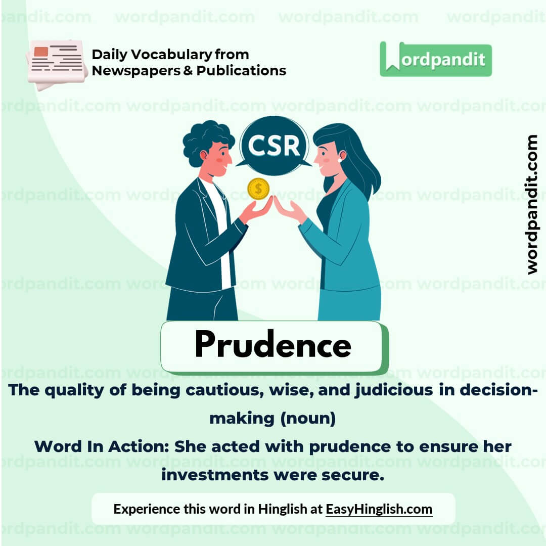 Prudence Vocabulary Picture Prudence Vocabulary Picture