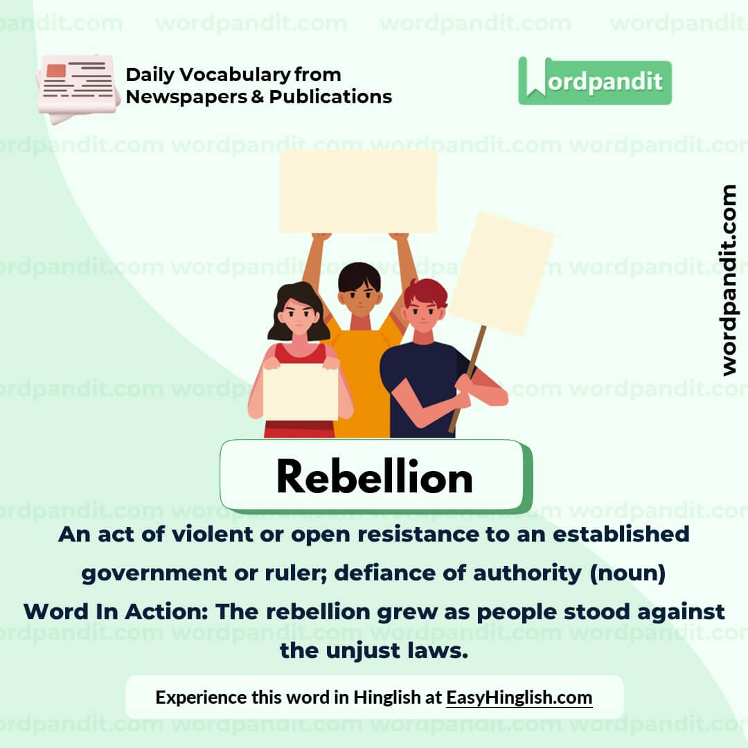 Rebellion Vocabulary Picture Rebellion Vocabulary Picture