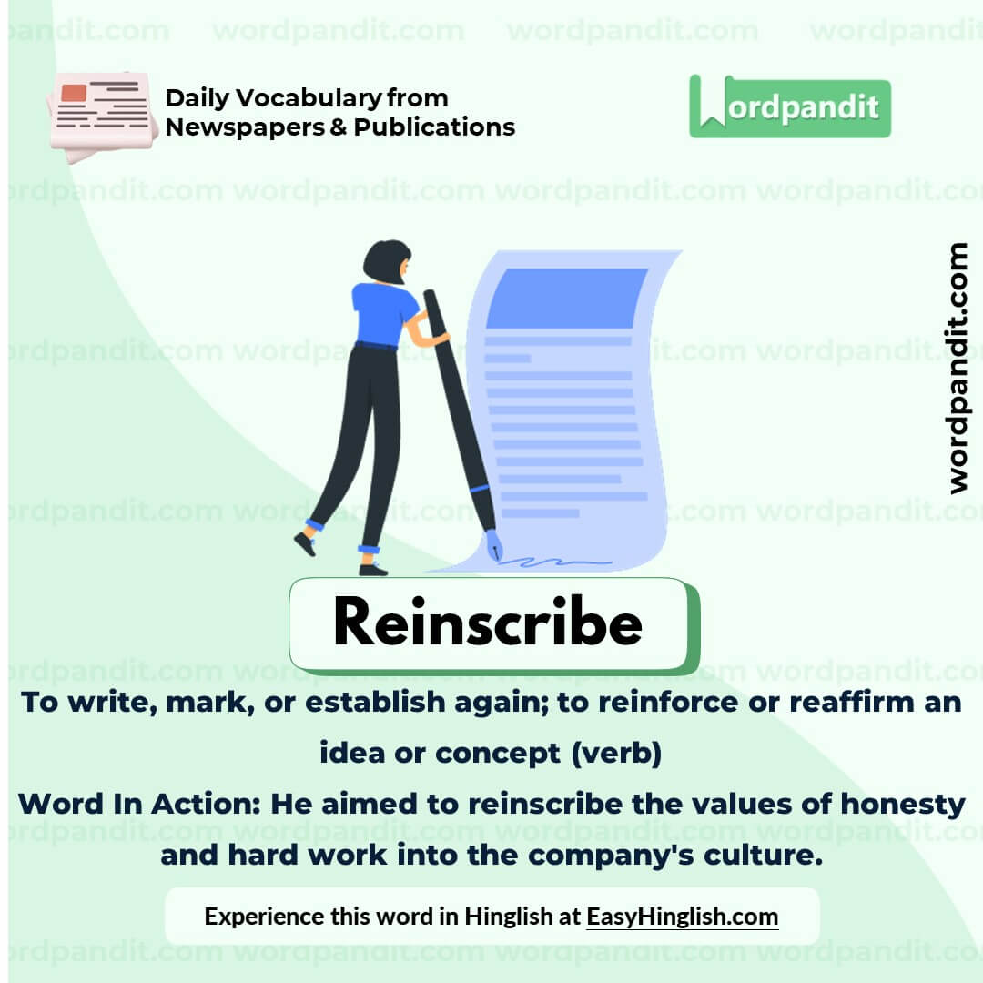 Reinscribe Vocabulary Picture Reinscribe Vocabulary Picture
