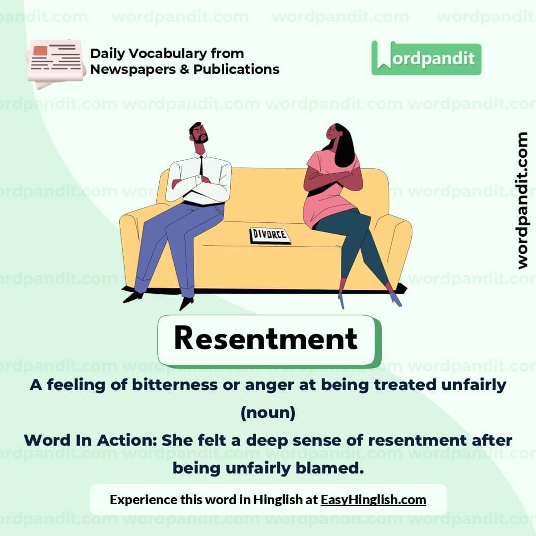Resentment Vocabulary Picture Resentment Vocabulary Picture