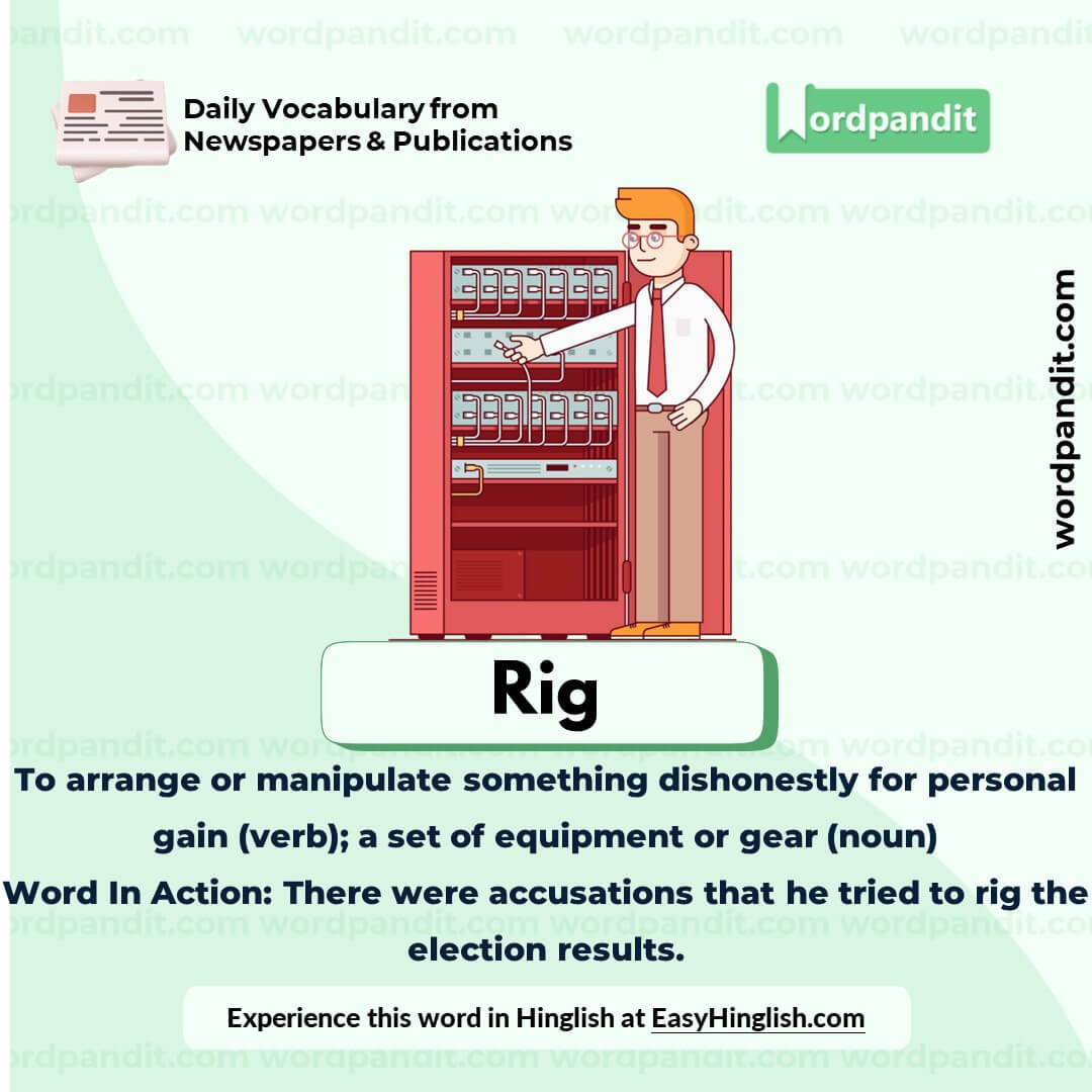 Rig Vocabulary Picture