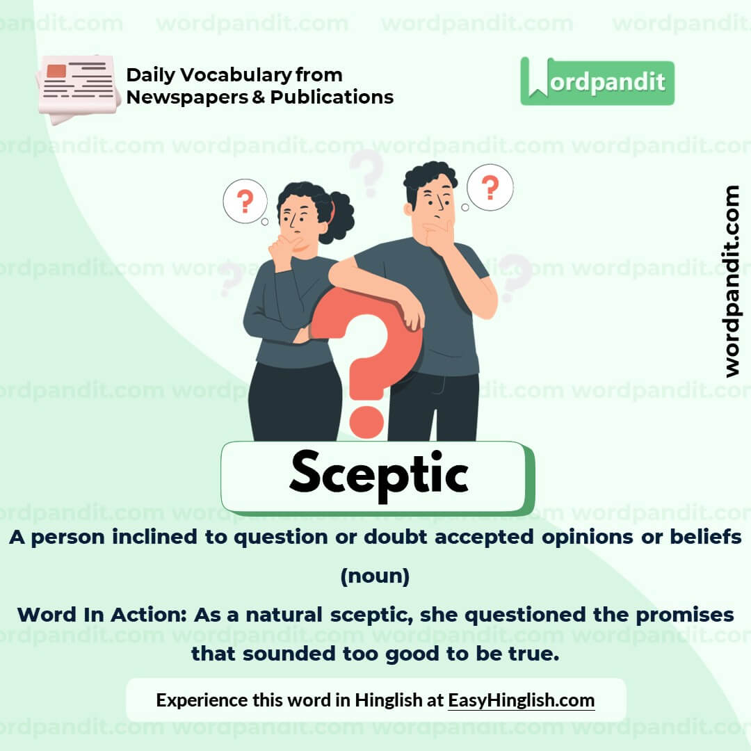 Sceptic Vocabulary Picture Sceptic Vocabulary Picture