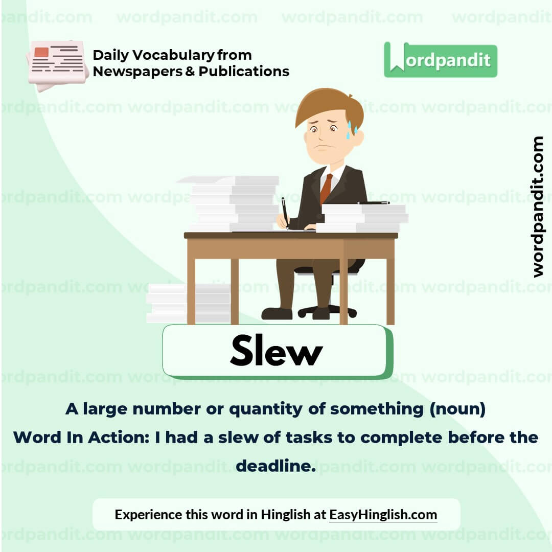Slew Vocabulary Picture