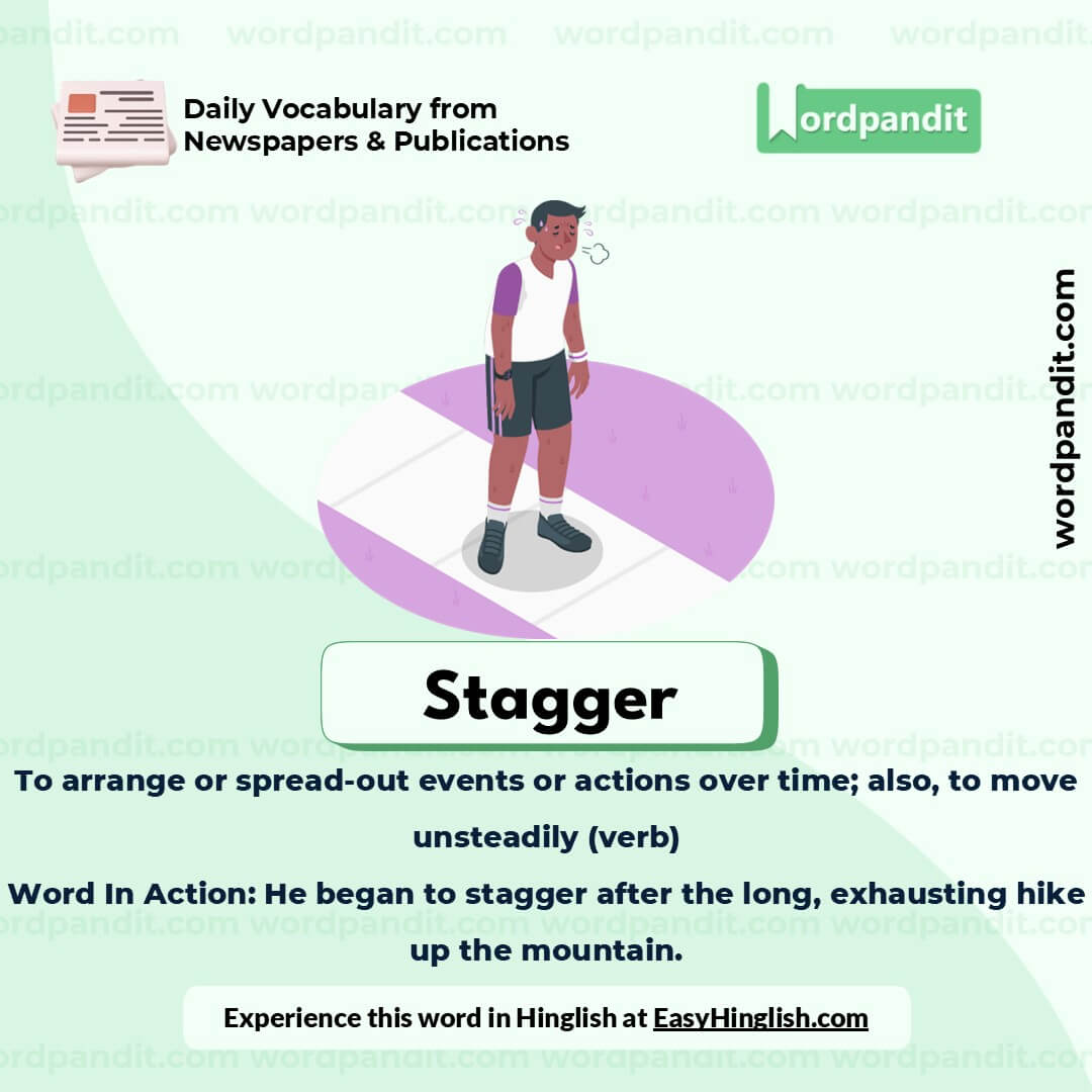 Stagger Picture Vocabulary Stagger Picture Vocabulary