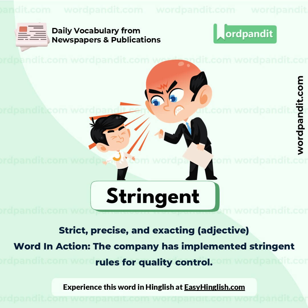 Stringent Vocabulary Picture Stringent Vocabulary Picture