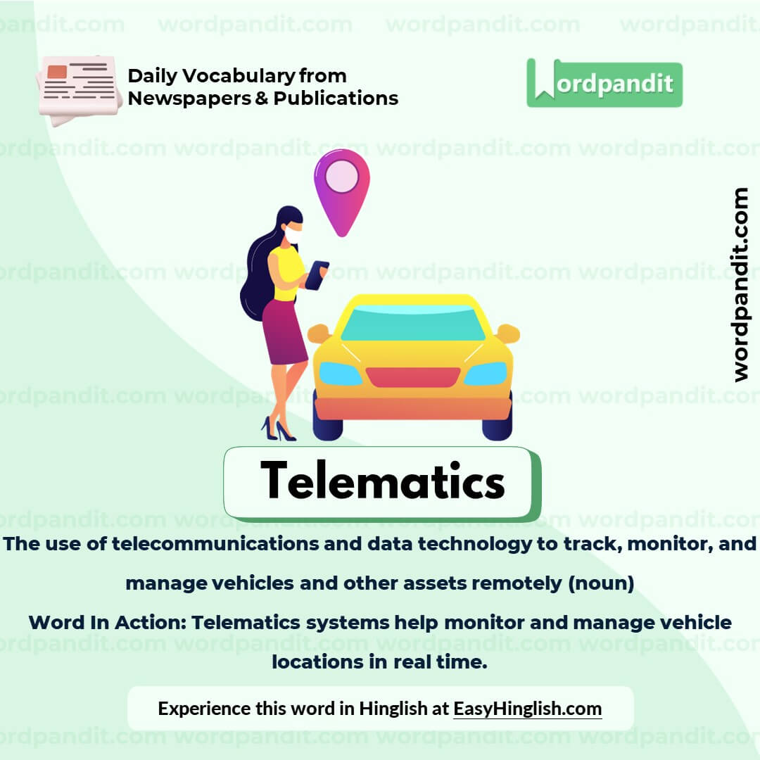 Telematics Vocabulary Picture Telematics Vocabulary Picture