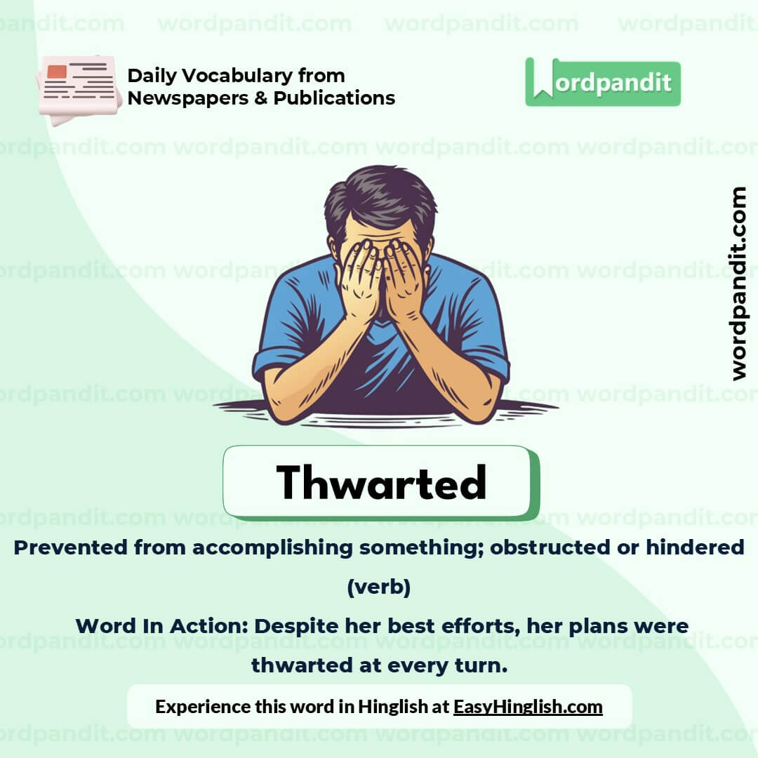 Thwarted Picture Vocabulary Thwarted Picture Vocabulary