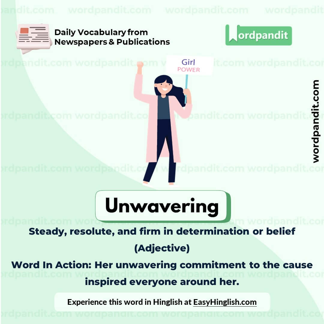 Unwavering Vocabulary Picture Unwavering Vocabulary Picture
