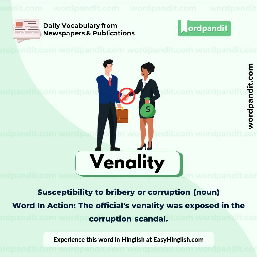 Venality Vocabulary Picture Venality Vocabulary Picture