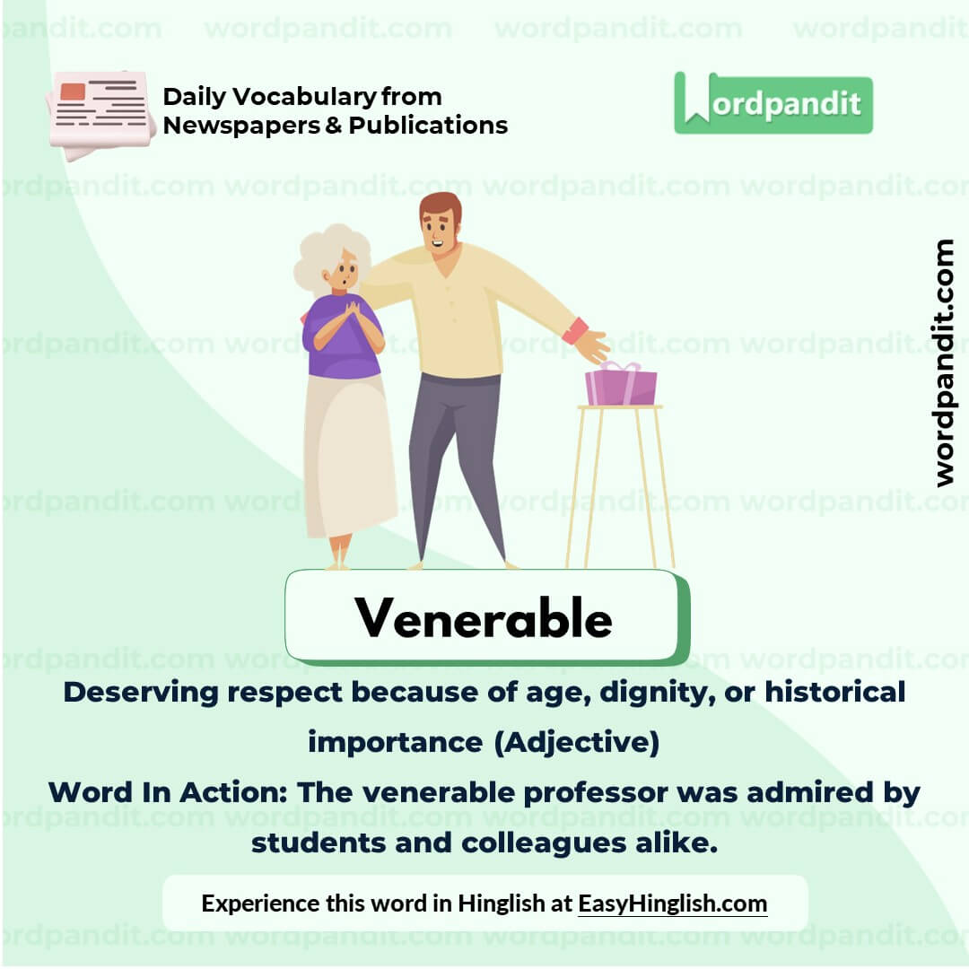 Venerable Vocabulary Picture Venerable Vocabulary Picture