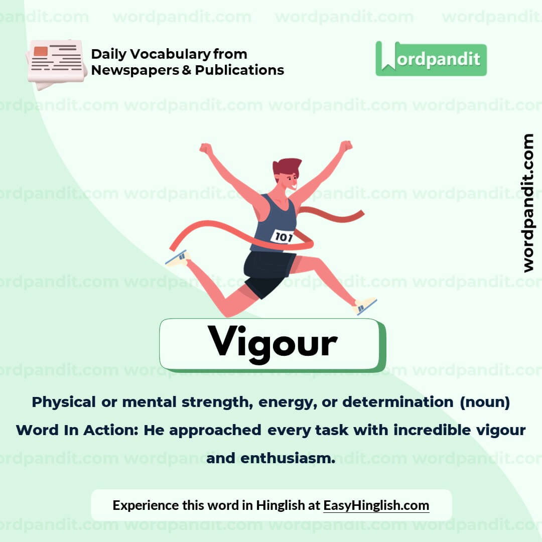 Vigour Vocabulary Post Vigour Vocabulary Post