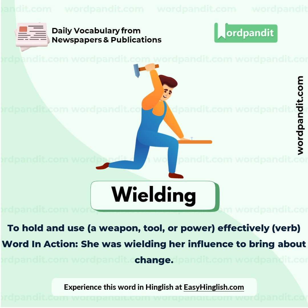 Wielding Vocabulary Picture Wielding Vocabulary Picture