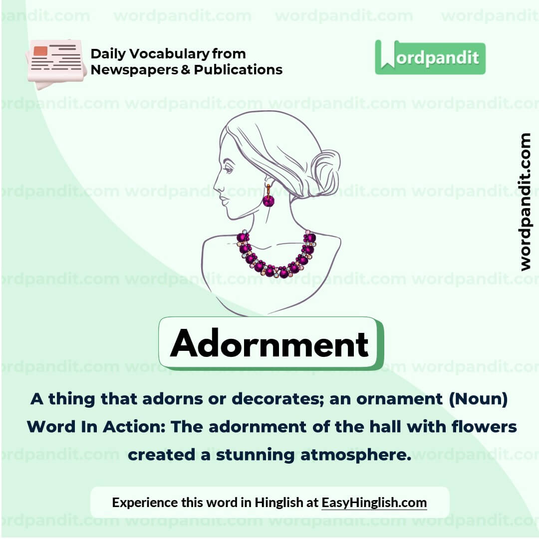 Adornment Vocabulary Picture Adornment Vocabulary Picture