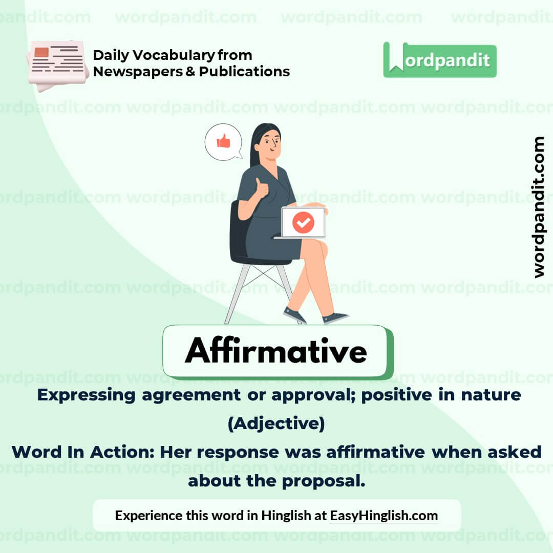 Affirmative Vocabulary Post Affirmative Vocabulary Post