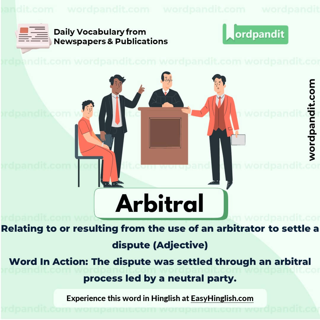 Arbitral Vocabulary Picture Arbitral Vocabulary Picture