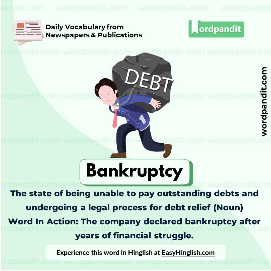 Bankruptcy Vocabulary Picture Bankruptcy Vocabulary Picture