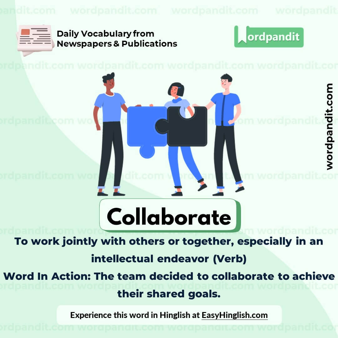 Collaborate Vocabulary Post Collaborate Vocabulary Post