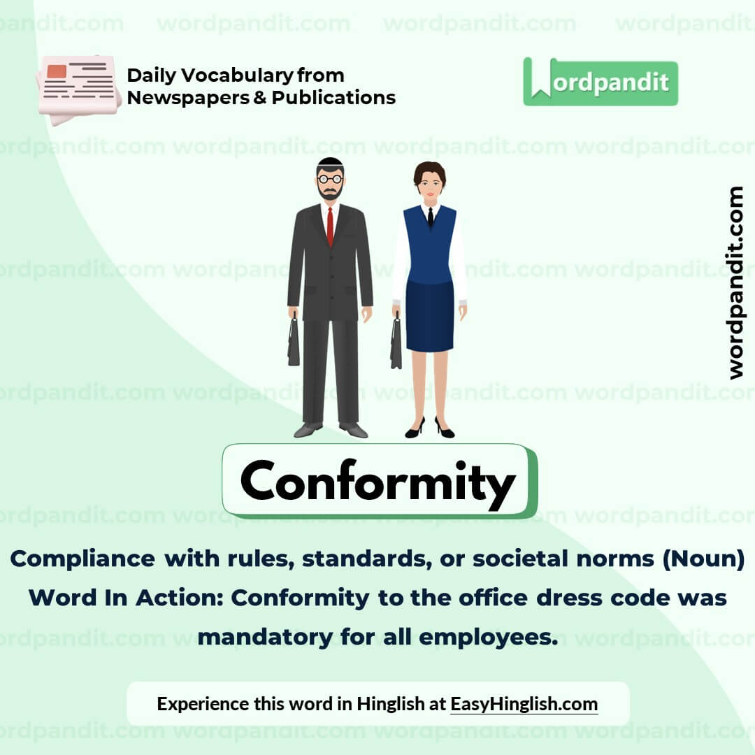 Conformity Vocabulary Post Conformity Vocabulary Post