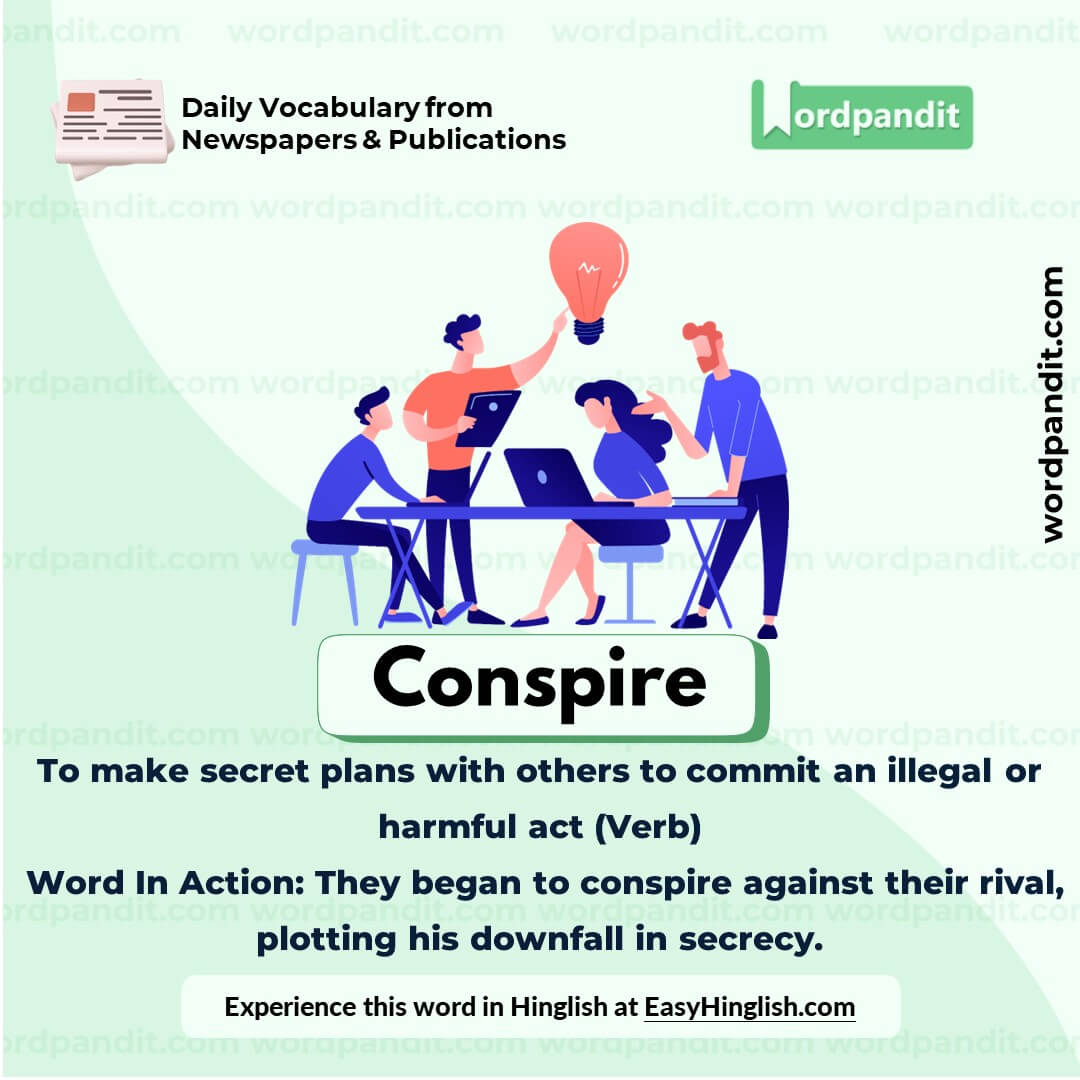 Conspire Vocabulary Picture Conspire Vocabulary Picture